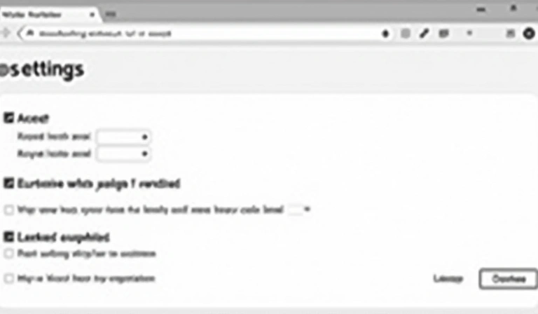 Illustration d'une interface utilisateur pour la gestion des préférences de cookies dans un navigateur